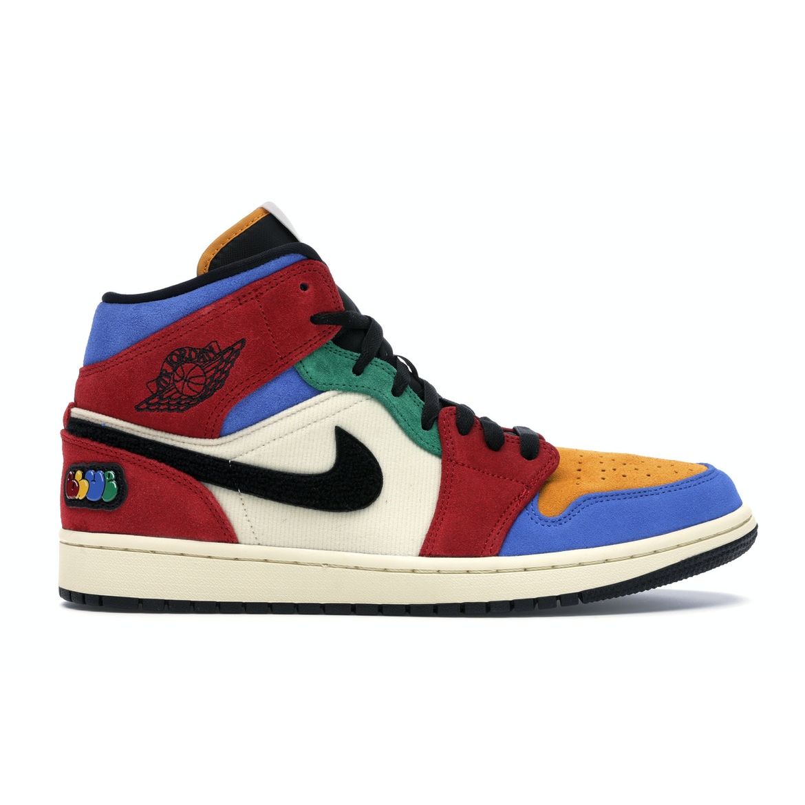 

Синий Мужские кроссовки The Great x Air Jordan 1 Mid Fearless, разноцветные, муслиновые, красного цвета, CU2805-100 44.5