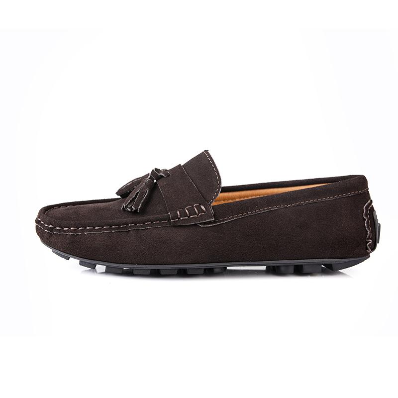 Men Casual Shoes Leisure Walk Comfy Footwear Suede Leather Loafers Moccasins Slip On Male Flats Male Driving Shoes Sneakers Man