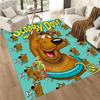 Scooby-doo Mystery Solving Team Square Rugs Are a Great Choice for Living Rooms, Bedrooms, Home Décor, and As Gifts.