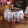 New Tablecloth Christmas with digital print, waterproof, for round dining tables, New Year decoration