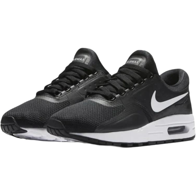 Nike Air Max Zero Cushioning Abrasion Resistant Cushioning, Wear Resistant Low top Kids' Running Shoes Black Teenagers 881224-002