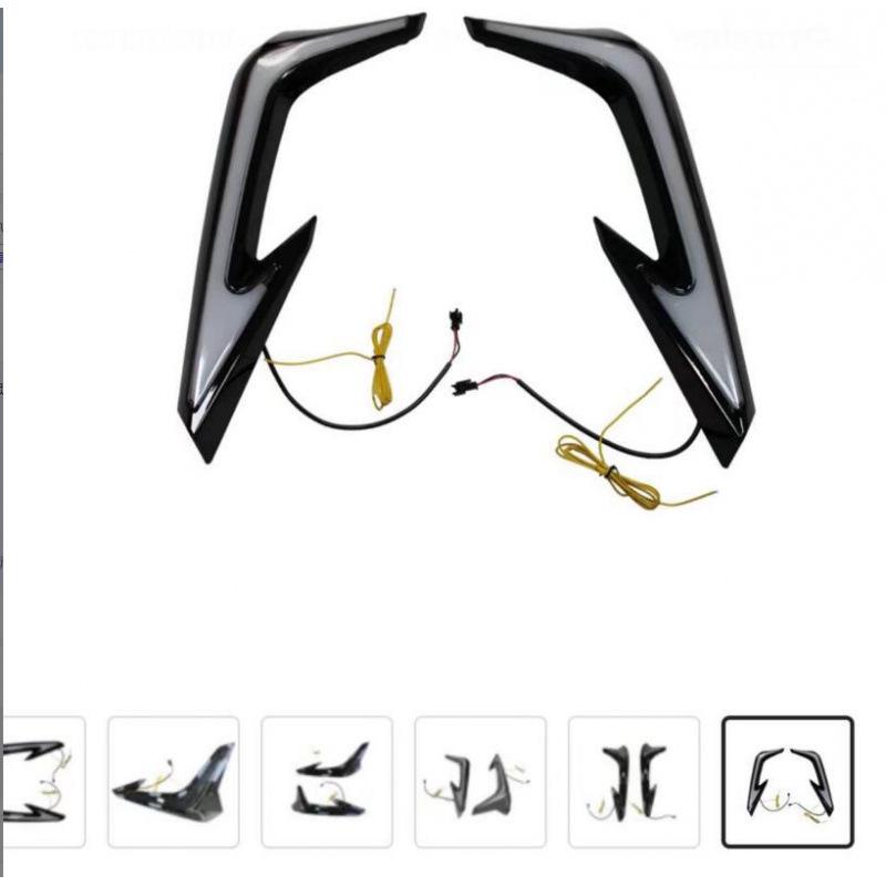 Compatible Toyota Prado 2018 Front Bumper Daytime Running Lights