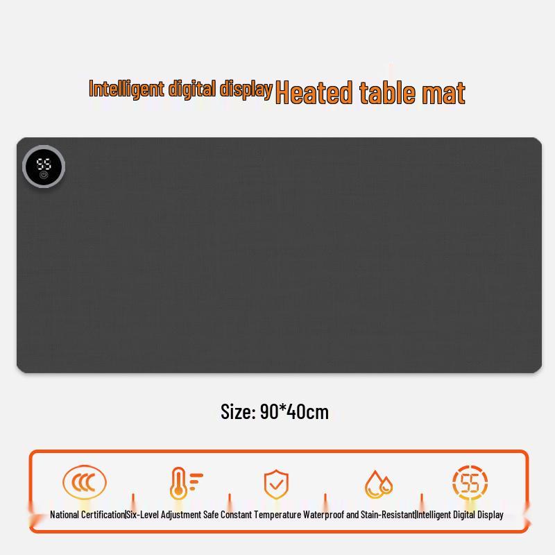 Electric Heating Desk Pad - Warm Mouse Pad for Office & Student Use