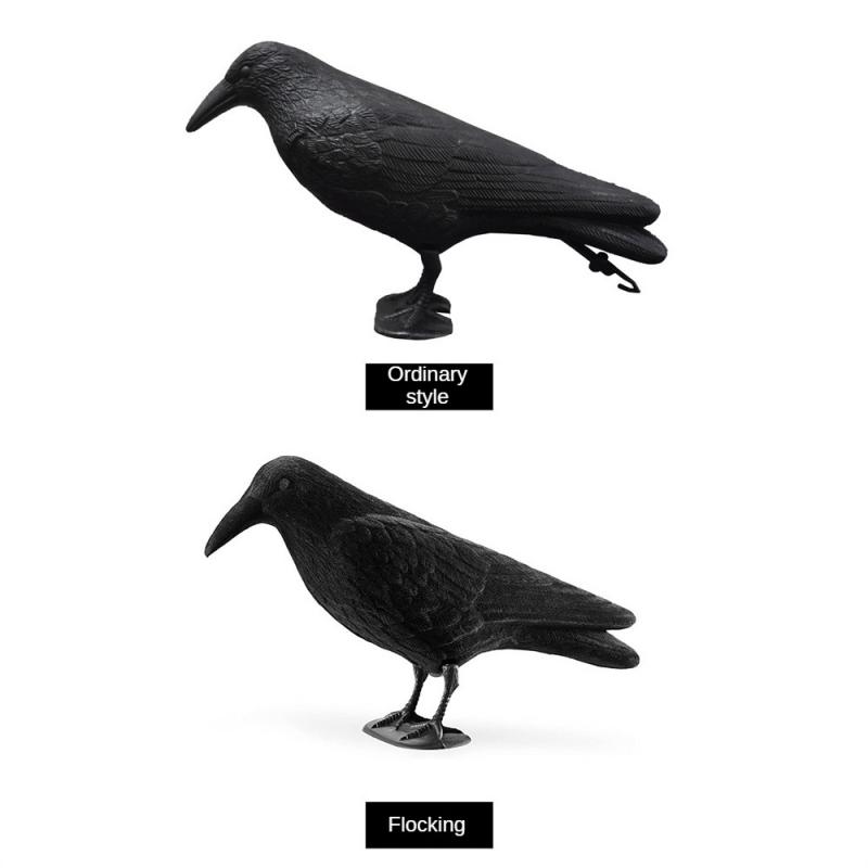 Crow Decoration Props Rugged And Durable Simple And Delicate Simulation Bait Home Decoration Crafts Simulation Crow Ornaments
