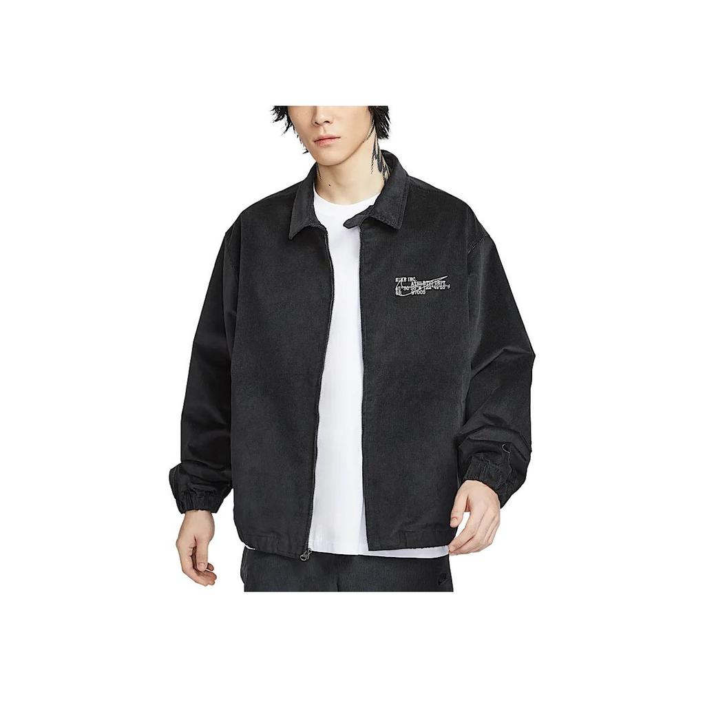 Nike Sportbekleidung FW25 Minimalistische Mode Bequeme Jacke Herren Jacke Schwarz HV4774045