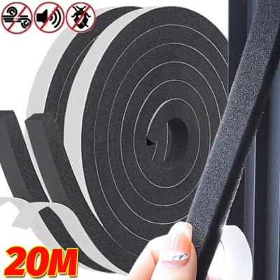 Window Sealing Strips Self-adhesive Foam Door Window Seam Windproof Dustproof Sealing Strip Furniture Anti Collision Sponge Tape