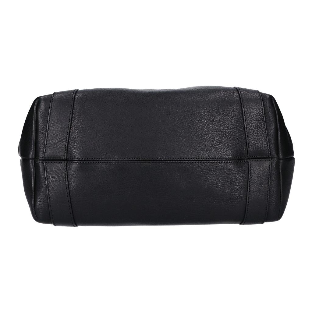 ANN DEMEULEMEESTER All leather Tote Bag blackUsed