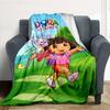 1 Stück Dora die Entdeckerin Outdoor-Decke Leichte Flanelldecke, Ganzjahresnutzung für Sofa, Bett, Reisen, Camping, Wohnzimmer, Büro, Couch090