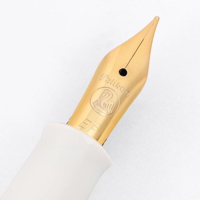 Pelikan Fountain Pen World Festival Classic M200CB Cherryblossom 24KGP Piston Filler Extra Fine Light Pink