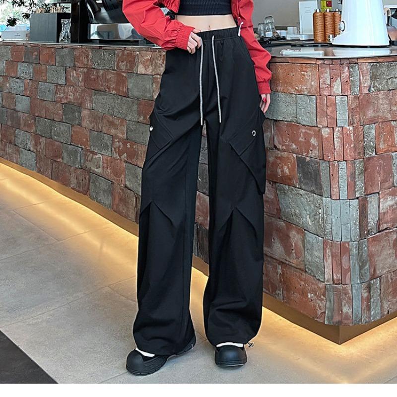 Men's Grey Pocket Detail Hoodie & Khaki Cargo Jogger Pants 2-Piece Casual Set Wide-leg Pants