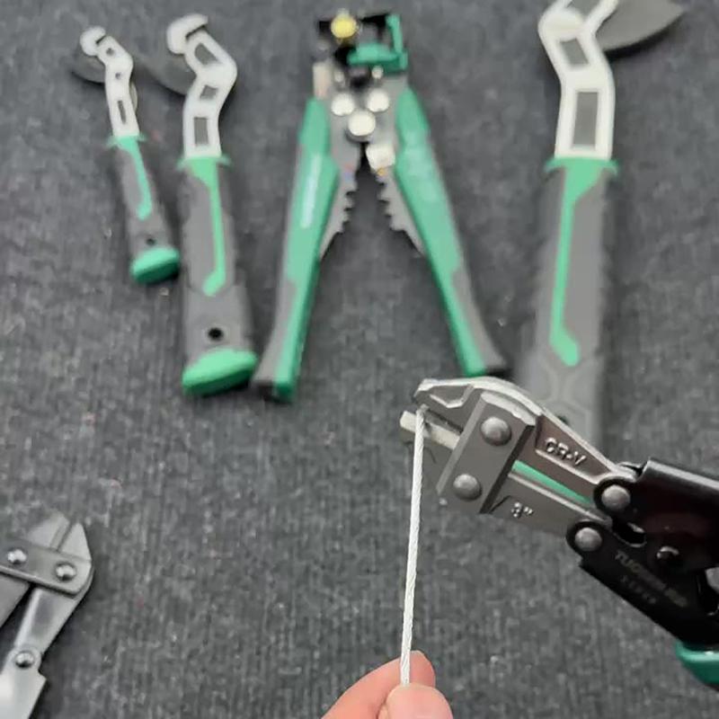 Mini Cutter de Bolturi 8" Multi-unealtă Tăietor de Cablu de Oțel Cutter de Bolturi Clește de Prindere Cablu de Sârmă Economisire de Efort Foarfece de Tăiat Multifuncționale
