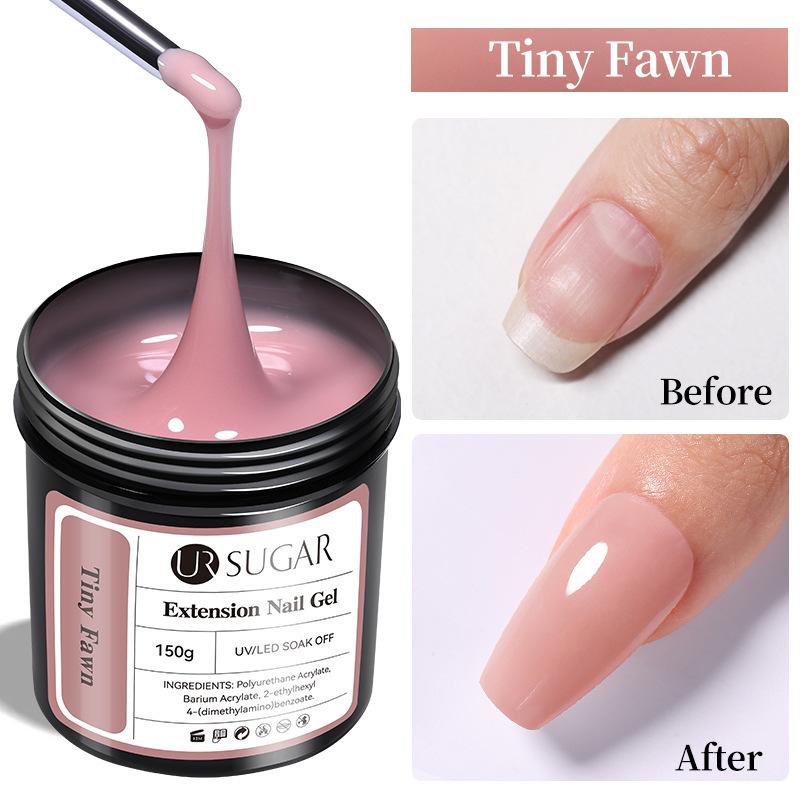 UR SUGAR Quick Nail Extension Gel 150g Großes Nachfüllflüssigkeit für Nagelkunst – Stark Langlebig Einfach anzuwenden