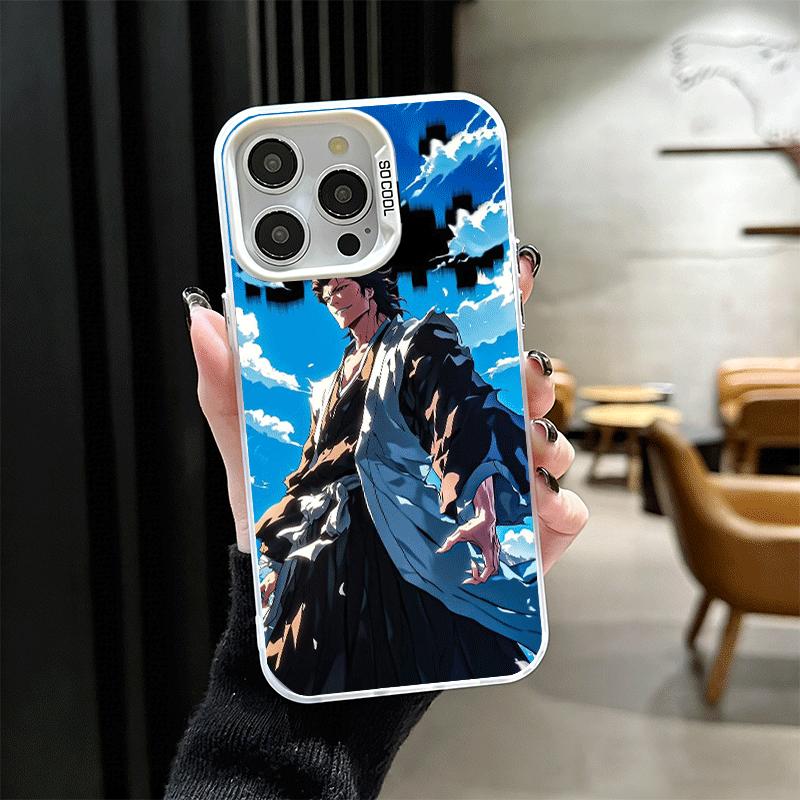 

Чехол для телефона Bleach Айзен Соуске Ударопрочный для iPhone 17 Air 16 16E 15 Pro Max 14 Plus 13 Mini 12 Задняя крышка Противоударный Fundas iPhone 15