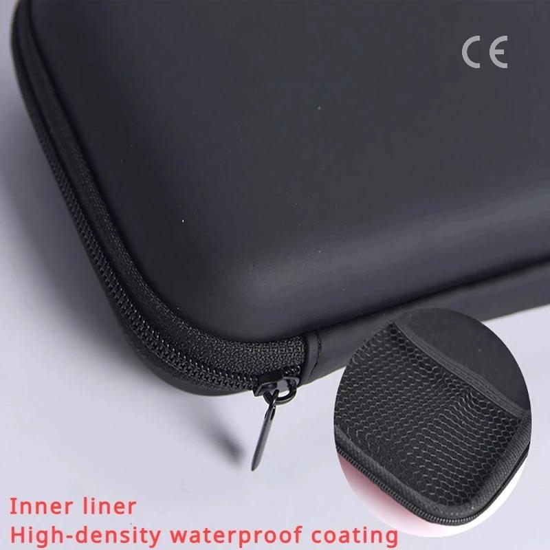 Waterproof EVA Travel Case: Portable Storage Bag for Cards, Headphones, and Data Cables.