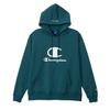 Champion Forest Grass Long Sleeve Terry Hooded Script Tech Men's Sweatshirt, Quick-Drying, Stretch, Logo, Weave® (C3-BS120)