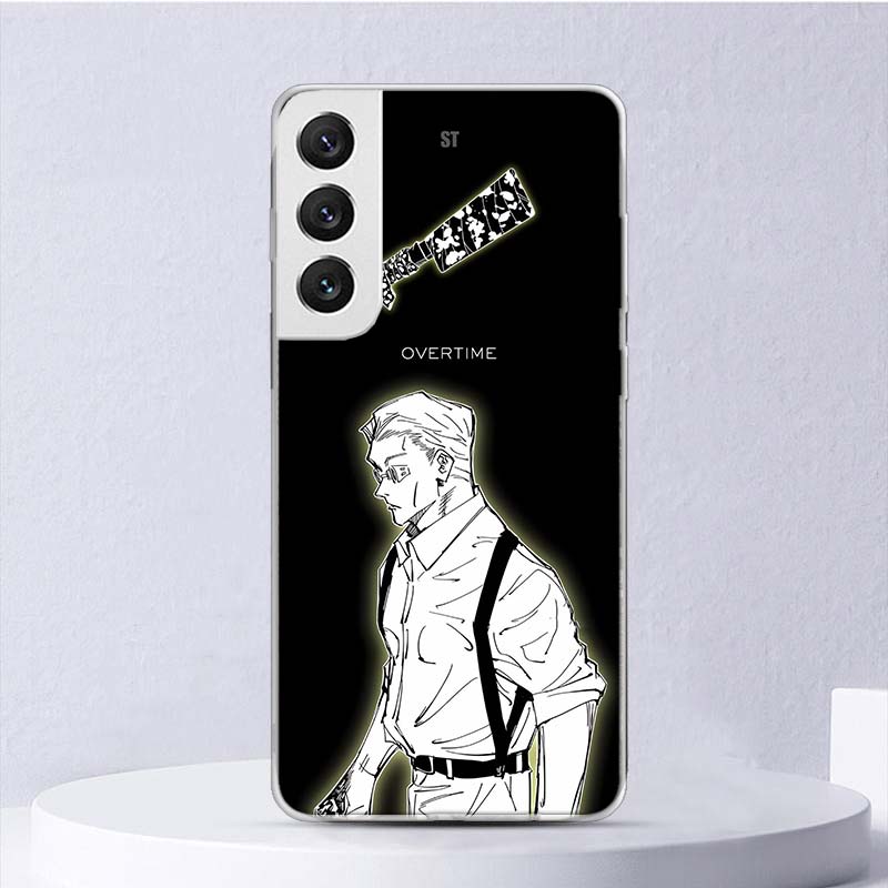 Kaisen J-Jujutsu Art Soft Case For Samsung Galaxy S25 S24 S23 S22 Ultra Phone Cover S20 FE S21 Plus S25 Edge + Funda Coque Galax