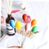 6PCS Dollhouse Balloons Miniature Bouquet Balloons Toy Mini Landscape Ornaments Garden Decorations Cake Decor Party Decoration