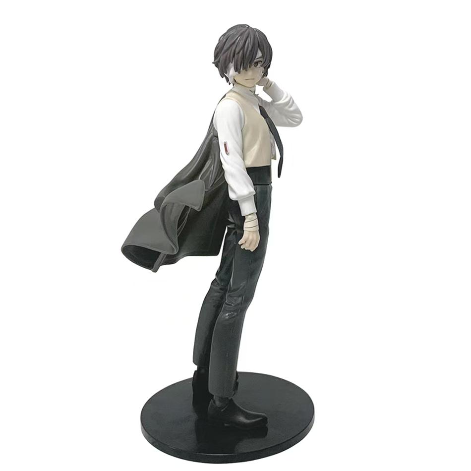22cm Bungou Stray Dogs Anime Figure Youth Dazai Osamu Action Figure Nakahara Chuuya Figurine PVC Collection Model Doll Toys