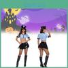 Police Sexy Costume For Women Halloween Roleplay Cop Uniform Lingerie Outfit