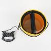 4L Foldable Fishing Bucket With Rope Storage Compartment Outdoor Waterproof Gear Organizer Angling Camping Hiking