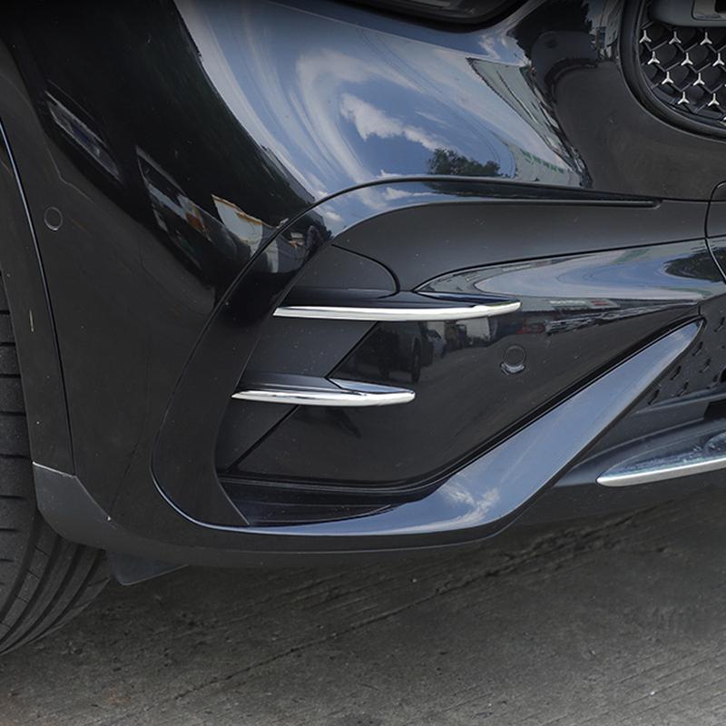 Auto Für Mercedes Benz GLC 2024 Zubehör Front Nebelscheinwerfer Zierleiste Streifen Autoteile Styling Außen Dekoration Aufkleber