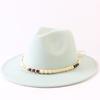 Popular European and American Classic Simple Flat-brimmed Top Hat Men's and Women's Fashionable and Elegant Versatile Jazz Hat Top Hat