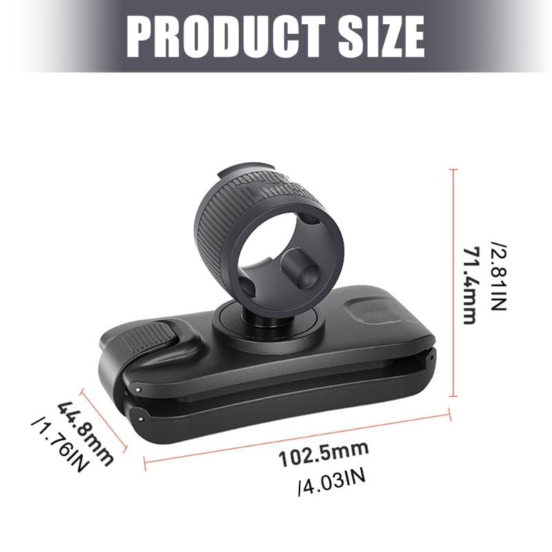 Magnetischer Schnellverschluss aus Aluminiumlegierung Rucksackclip für die meisten Action-Kameras IPX4 Wasserdichtes Design