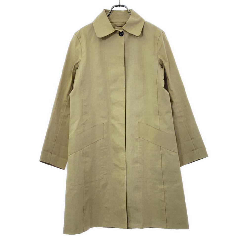 Mackintosh Made in Scotland Rubberized Stainless collar coat 32 beige Women Used