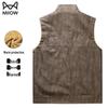 MiiOW Men's Warm Leather Vest