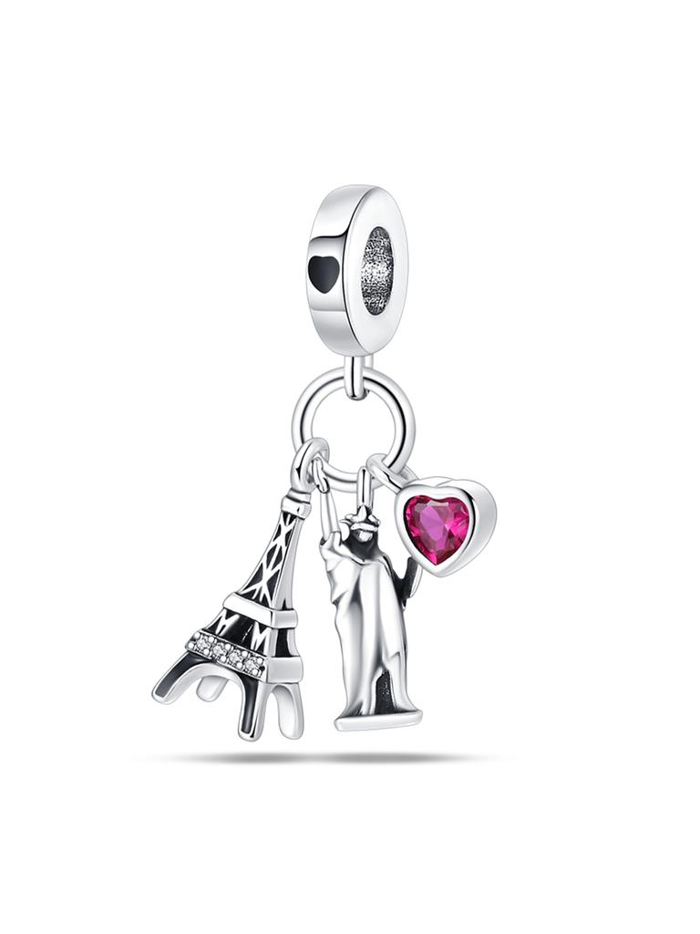 New Copper Romantic Love Theme Series Charm For 3Mm Original Bracelet Necklace Women Luxury Diy Holiday Jewelry Gift