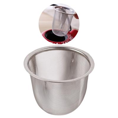 Filtru de ceai din oțel inoxidabil, practic, cu plasă fină, pentru infuzor de ceainic profesional cu frunze libere, filtru, accesorii de bucătărie