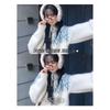 The Pink Ruding Vintage Jacquard Nordic Knit Cardigan