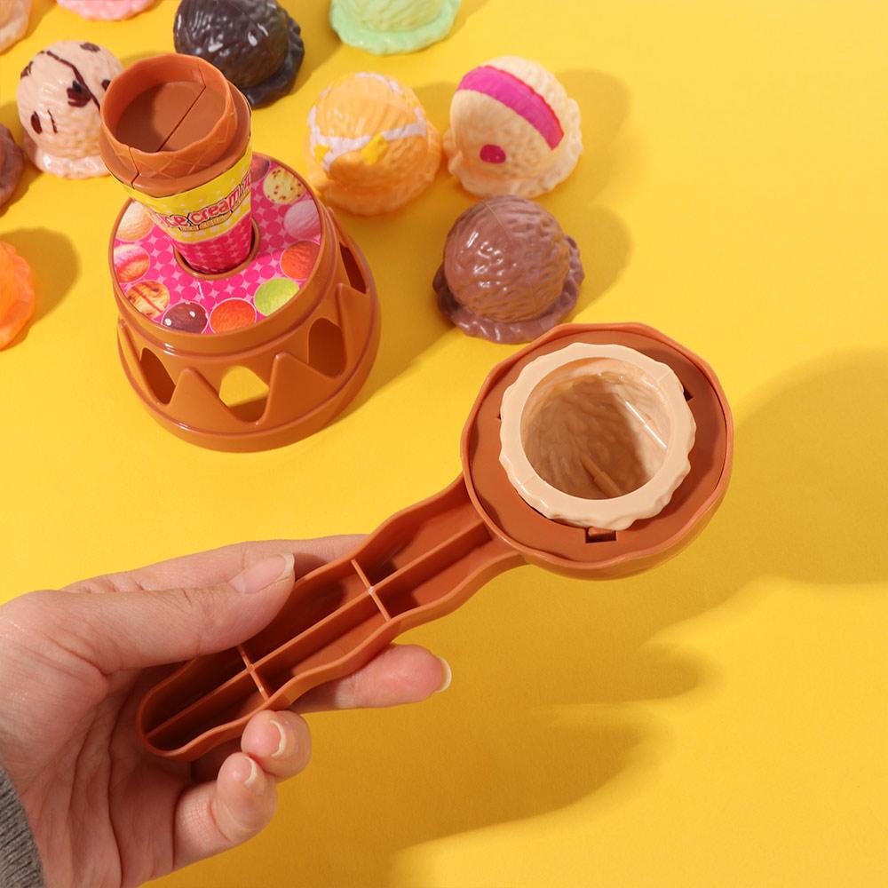 Dessert Ice Cream Games Toy Montessori Balancing Simulation Ice Cream Kitchen Toy Learning Educational