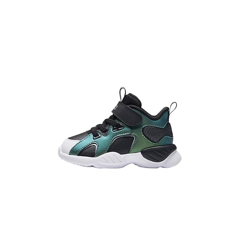 Anta Comfortable Fashionable Versatile Non-Slip Wear-Resistant Kids Casual Shoes Kids Casual Shoes Black Green Anta-White 312440022-3