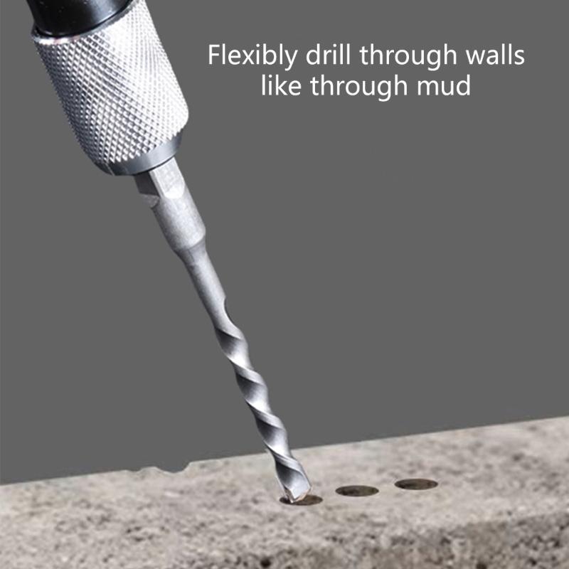 Quick To Change Impact Wrench Adapter Set Including Square Shank Drill Bit and Buffer Function for Smooth Operation