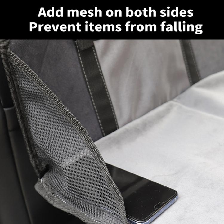 Portable Backseat Sleeping Pad Foldable Car Mattress with Side Mesh, Storage Bag for Beach, Fishing Camping Long Drives