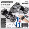 Rc Drift Car With Music Led Lights 2.4g Gesture Radio Remote Control Spray Stunt Car 360° Rotating Climbing Car Toys Gift