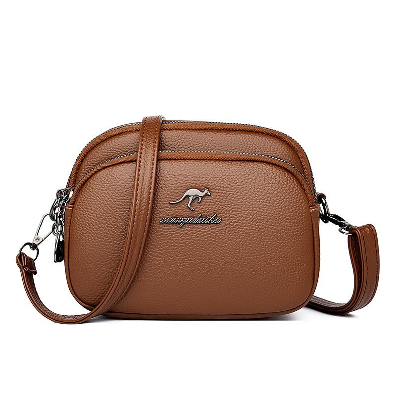 Women's Bag New Casual Small Square Bag Multi-compartment Shoulder Messenger Bag Mother Bag Atmospheric Women's Bag