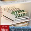Cabinet Pull-Out Dish Drainer and Storage Rack