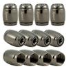 DSYCAR 1Set Fashion Zinc Alloy Anti-theft Sport Car Tire Valve Caps Wheel Tires Tire Stem Air Cap Airtight Cover for Car Styling