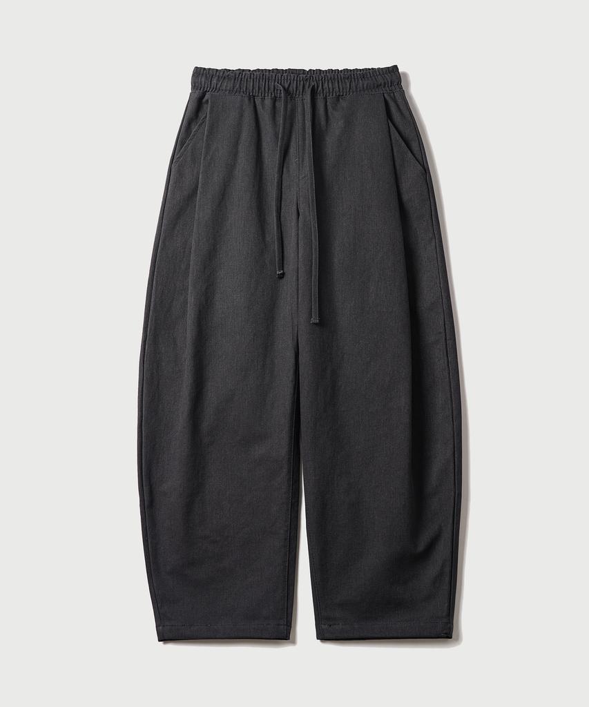 JEMUT Gift Balloon Washed Cotton Pants Charcoal Jjlp2671