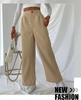 Women's Corduroy Wide-Leg Casual Pants - European and American Style