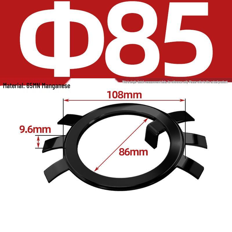 65MN Manganese 304 Stainless Steel Six-Claw Anti-Loosening Lock Nut Washer