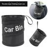 Car Folding Trash Can Vehicle Seat Organizer Camping Spiral Bucket