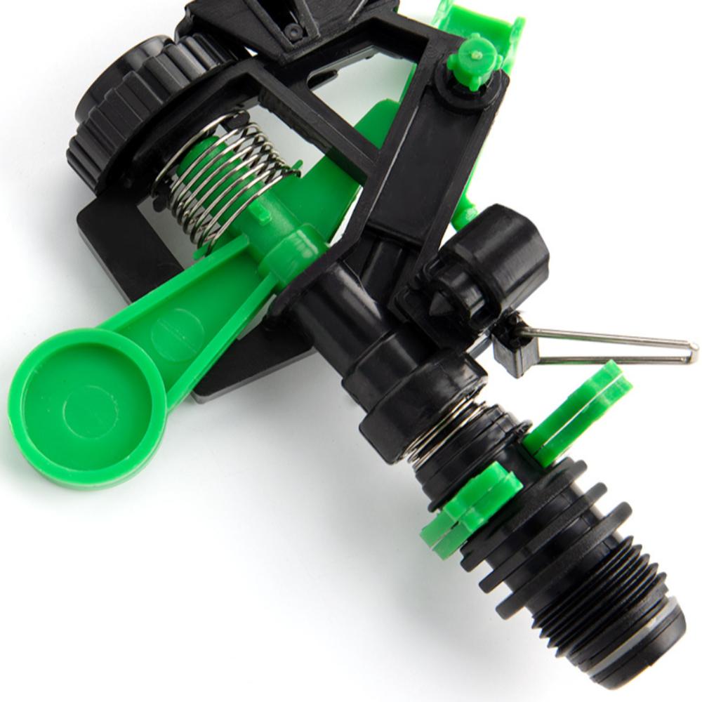 Plastic Jet Sprinkler Controllable Angle 360 Degree Watering Nozzle Automatic Rotating Sprinkler