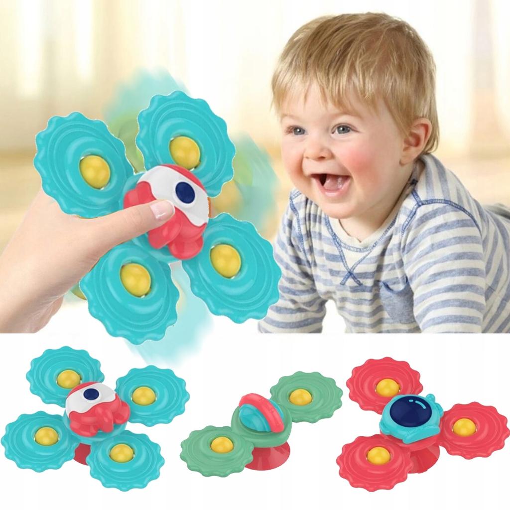 [PACK][1] Set of 3 Spinner Teethers with Suction Cups U974