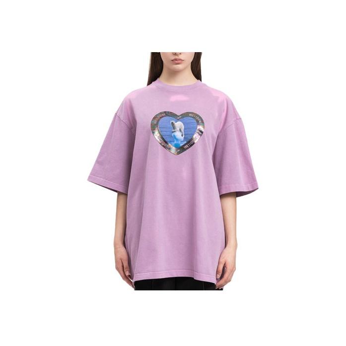 

We11done Thermo Sensitive Polar Bear T-Shirt Pink Unisex Tops WD-TT8-20-105-U-PK S