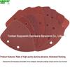 Velvet Triangular Sandpaper, 140x90mm, 5-Hole, Non-Standard Flocked, Hot-Selling for Foreign Trade