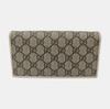 [Pre-Owned] Gucci Horsebit 1955 Wallet With Chain 'Beige/Ebony/White' - Very Good #OAA7PE