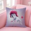 100% W-Wolf Cute Anime Cushion Cover Comfortable Reversible Pillow Cover Ideal For Car Sofa Bedroom & Beyond